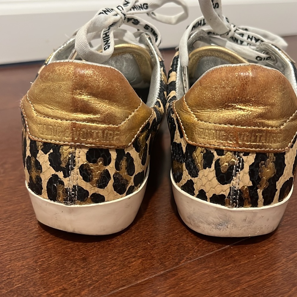 Zadig & Voltaire Snakeskin Sneakers - Size 36 - Picture 8 of 8